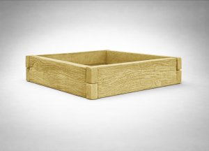 Záhon dřevo 25x100x100