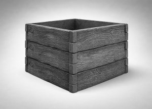 Záhon dřevo 75x100x100